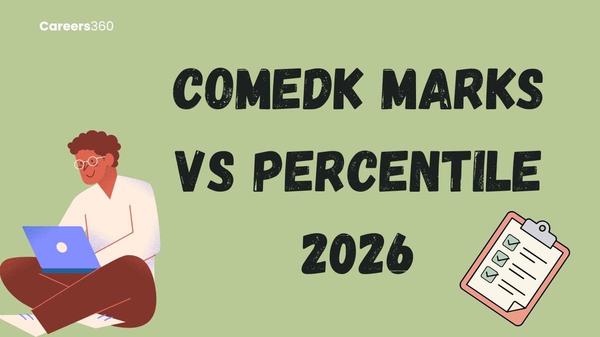 COMEDK Marks vs Percentile 2026: Check Score-Wise Percentile Analysis